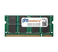 PHS-memory 4GB RAM módulo Compatible con ASUS N50VC-FP008C DDR2 SO DIMM 800MHz PC2-6400S
