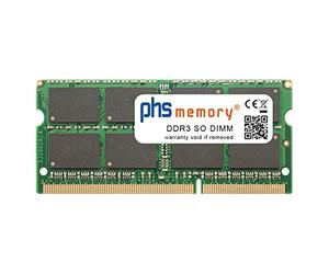 PHS-memory 4GB RAM módulo Compatible con Elotouch ECMG2 Computer Modules DDR3 SO DIMM 1333MHz PC3-10600S