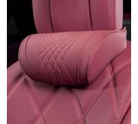 PHUABFY Reposacabezas Coche Cojin, para Renault Espace 5-Seats 2018 Almohada Cuello Asiento, Espuma Viscoelástica y Funda ExtraíBle Transpirable,Red