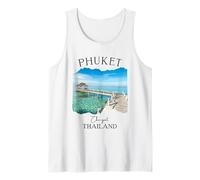 Phuket Tailandia Changwat Souvenir Asia Pacífico 2026 Niños Camiseta sin Mangas