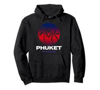 Phuket Tailandia Retro Sunset Beach Design Tailandia Recuerdo tailandés Sudadera con Capucha