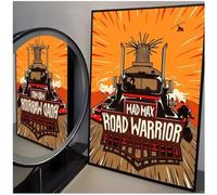 PHVRLG Poster De La Película Clásica Retro Mad Max 4 Fury Roads Lienzo Pintado Arte De Pared Decoración Del Hogar 50 X 70 Cm Sin Marco
