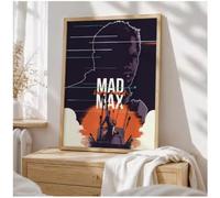 PHVRLG Poster De La Película Clásica Retro Mad Max 4 Fury Roads Lienzo Pintado Arte De Pared Decoración Del Hogar 50 X 70 Cm Sin Marco