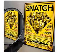 PHVRLG Poster De La Película Snatch Lienzo Pintado Cuadro Decorativo Para Pared Del Hogar 50 * 70 Cm Sin Marco
