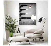 PHVRLG Poster De La Película Snatch Lienzo Pintado Cuadro Decorativo Para Pared Del Hogar 50 * 70 Cm Sin Marco