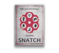 PHVRLG Poster De La Película Snatch Lienzo Pintado Cuadro Decorativo Para Pared Del Hogar 50 * 70 Cm Sin Marco