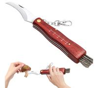 phxdance Navaja para Setas, con Cepillo de Setas de Madera, Cerdas de Jabalí, LAME，21cm