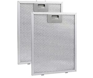 Phyachelo 2 Piezas Filtros de Campana Extractora Filtro de Ventilación Extractor de Metálica 320X260 mm Campanas de Cocina Filtro de Aceite Grasa para Campana Extractora