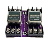 Phyachelo Aislador de Audio de Conversión Balanceada y Desequilibrada Transformador de Aislamiento de Audio Permalloy 600:600 20 Hz-20 KHz -21608