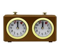 Phyachelo Reloj de Ajedrez MecáNico AnalóGico para Juego de Ajedrez Reloj Temporizador Relojes Oficiales Temporizadores No Necesita BateríA