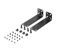 PhyinLan Kit de Montaje en Bastidor, Orejas de Bastidor Ajustables para Productos Netgear, Cisco, D-Link, TRENDnet y HP, Montaje de Equipos de 7,9"-19", Distancia Entre Orificios Ajustable de 14-30mm