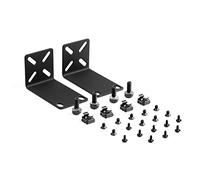 PhyinLan Kit de Montaje en Rack, Orejas de Rack Ajustables para Netgear, Cisco, D-Link, TRENDnet y Productos DELL, Montaje de Equipo de 12.6"-19", Distancia de Agujero Ajustable de 14 a 30 mm