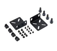 PhyinLan Kit de montaje en rack universal 1U con distancia de agujeros ajustable, compatible con la mayoría de interruptores Cisco, Netgear, Dell, D-Link, Linksys, TRENDnet y Buffalo Tech