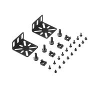 PhyinLan Switch Rack Mount Kit X Plus Kit de Montaje en Bastidor para conmutadores de 17,3", Orejas de Bastidor Ajustables para Buffalo Tech, Cisco, NETGEAR,DELL, D-Link, Linksys y TRENDnet