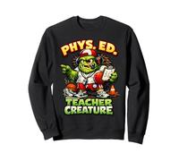 Phys Ed Maestro Criatura Divertido Monstruo Educación Física Sudadera