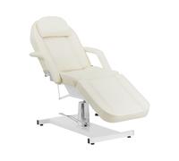 Physa Camilla de Estética - 200 kg - Color Crema, Silla de Masaje Ajustable 360°, Robusta, Multiusos, Ideal para salón de Belleza y Tatuaje
