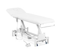 Physa Camilla De Masaje Cama para Salón De Belleza Physa Lille White (Bastidor: Metal, Tapicería: PU, Altura: 53-92 cm, Mando a Distancia)