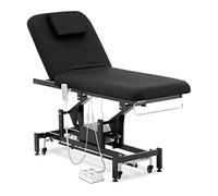 Physa Lyon Black_PH - Camilla de masaje, 2 motores, 200 kg, color negro