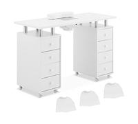 Physa PHY-MT-11 mesa de uñas 8 cajones 8 ruedas de succión Mesa de manicura