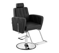 Physa Physa Dudley - Silla de peluquería con reposapiés, Color Negro