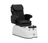 Physa Sillón de Pedicura Eléctrico con Cubeta Iluminada y Funciones de Masaje 105 W 150 kg Negro Camilla de estética Silla de pedicura Silla para podología Sillón para podología