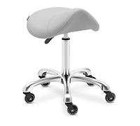 Physa York Light Gray - Sillín ergonómico para oficina, color gris claro