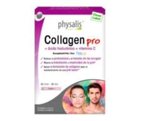 Physalis Collagen Pro con Ácido Hialurónico y Vitamina C | 30 Sticks Individuales, Péptidos Bioactivos, Alta Biodisponibilidad, Fórmula Nutricosmética, 1 Mes de Cobertura