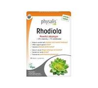 Physalis Rhodiola 30 Comprimidos - Pack de 2, Formato Ahorro de Extracto de Raíz Adaptógena Estandarizada para el Rendimiento Cognitivo, la Resistencia al Estrés y la Vitalidad Sistémica