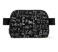 Physics Formula Law E=Mc2 - Riñonera de viaje, cuadrada, casual, para hombres y mujeres