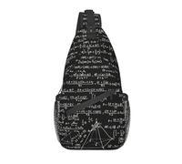 Physics Math Equations - Mochila cruzada para hombre, personalizada, geek, matemáticas, profesor, bolsa de hombro para viajes, senderismo