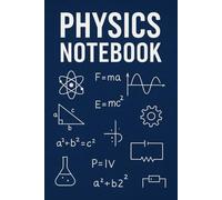Physics Notebook - Science Journal | Perfect for Students, School, and College. Physics Graph Paper Notebook: 110-page squared notebook, 6x9 format, matte cover