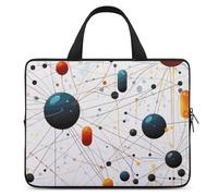 Physics Print - Bolsas para laptop ultrafinas, ligeras e impermeables de 12 pulgadas, material de neopreno duradero, bolsa protectora portátil con correa de mano