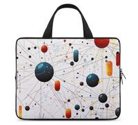 Physics Print - Bolsas para laptop ultrafinas, ligeras e impermeables de 13 pulgadas, material de neopreno duradero, bolsa protectora portátil con correa de mano