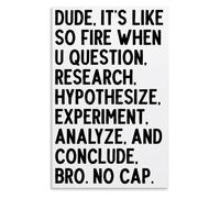 Physics Pun Poster Nerdy Science Home Office Decor