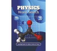physics word search: Word Search Puzzles with Easy to Read Print about Physics, Science, Mechanics, Cosmology and More | 6x9 inches,110 pages | 50+ ... for students,learners, fun and Relaxation.