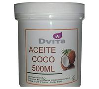 PHYSIOCEUTICALS - Aceite Coco Puro 100% Orgánico 500ml - Hidratante Natural para Piel, Cabello y Masaje Corporal - Cosmética Multiusos Prensado en Frío Sin Aditivos