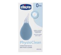 Physioclean Aspirador Nasal Para Bebés, Limpia la Nariz Tapada de los Niños de Manera Delicada, Fácil de Usar Gracias a Su Forma Ergonómica, Con Boquilla Suave, 0 M+