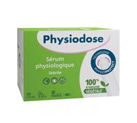 Physiodose Sérum Fisiológico Estéril Plástico Vegetal 30x10 ml