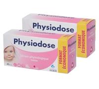 PHYSIODOSE Suero Fisiológico Monodosis Bebé - Pack de 2 Cajas con 40 Unidosis de 5 ml - Para Lavado Nasal, Ocular y Limpieza de Heridas, Estéril y Sin Conservantes