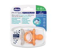 Chicco - Pack 2 chupetes PhysioForma Luxe 6-16M - Naranja