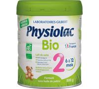Physiolac Bio 2da Edad 6 - 12 Meses Caja de 800 Gramos