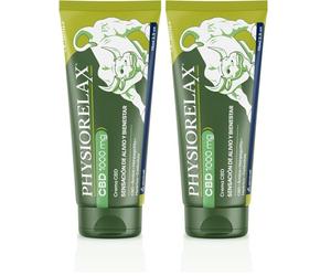 Physiorelax CBD - Crema de Masaje con Cannabidiol | Aceites Esenciales y Aceite de Cáñamo |Natural, Rápido y Eficaz | para Lumbares, Cervicales, Rodillas, Hombros y Espalda |Crema con Cannabis - 75 ml