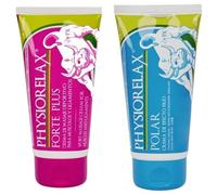 Physiorelax Pack Crema de Masaje - Forte Plus (75 ml) + Polar (75 ml) | Recuperación y Descanso Muscular, Efecto Frío y Calor, con Árnica e Ingredientes Naturales