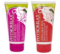 Physiorelax Pack Crema de Masaje - Forte Plus (75 ml) + Ultra Heat Plus (75 ml) | Preparación y Recuperación Muscular, Efecto Calor, con Árnica e Ingredientes Naturales