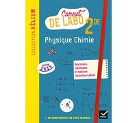Physique Chimie 2nde: Carnet de labo