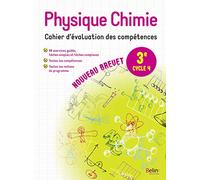Physique Chimie 3e: Cahier d'évaluation des compétences