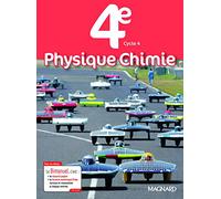 Physique chimie 4e Cycle 4: Bimanuel Magnard : le manuel papier + la licence numérique Elève incluse.