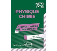 Physique-Chimie MPSI/PTSI