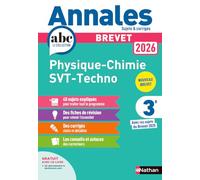 Physique-Chimie - Sciences de la vie et de la terre - Technologie 3e: Sujets & corrigés