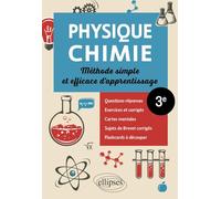 Physique-Chimie - Troisième - Méthode simple et efficace d'apprentissage: Questions-réponses, exercices et corrigés, cartes mentales, sujets de Brevet ... flashcards à découper (Méthode et Flashcards)
